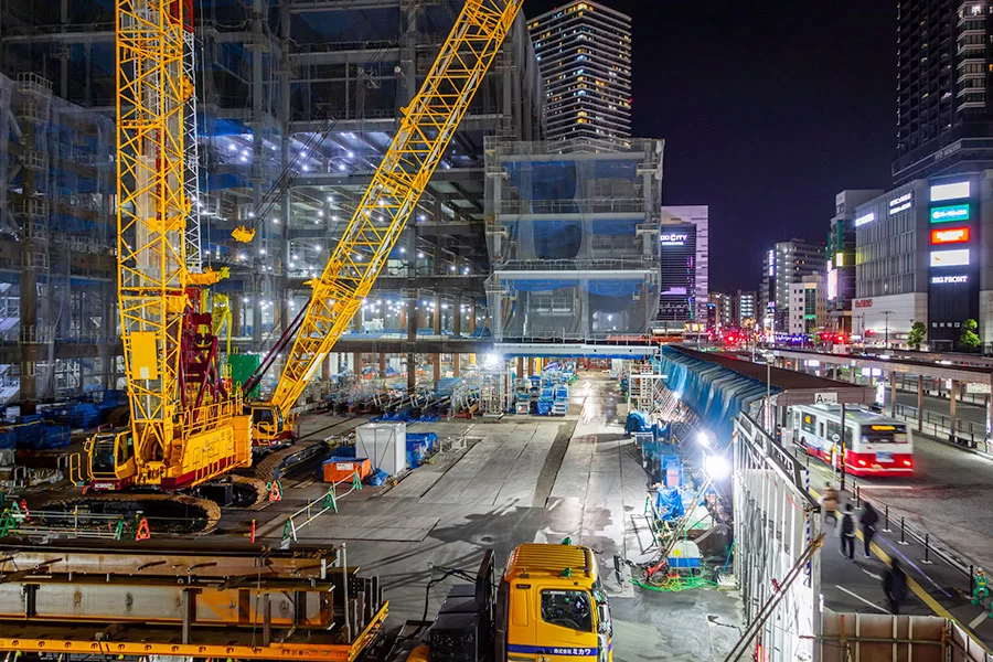渋谷区ビル建設工事の施工事例画像1