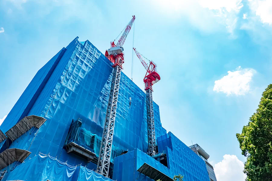 渋谷区ビル建設工事の施工事例画像2